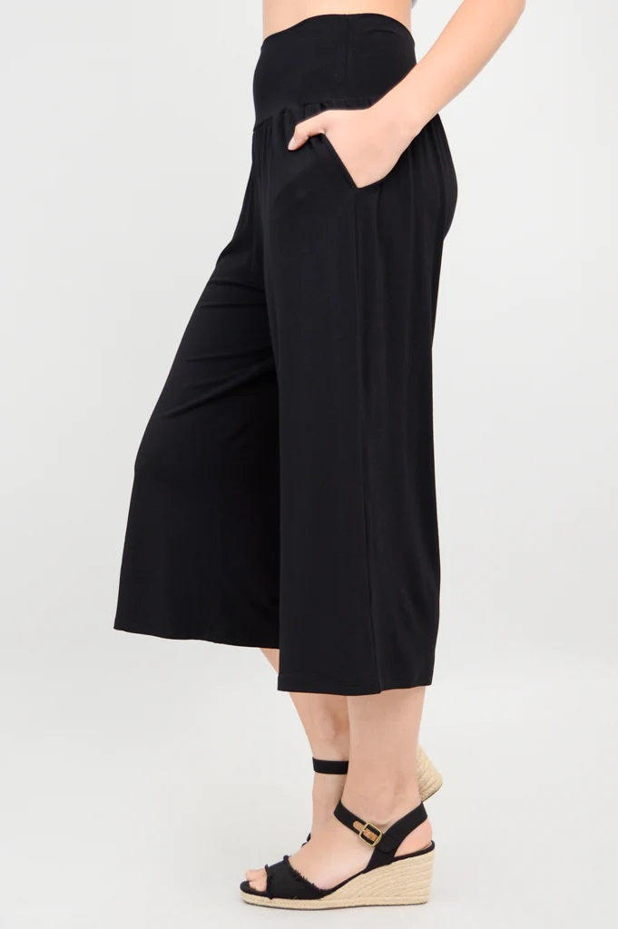 Capri Gaylene, Noir, Bambou