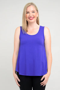 Camisole longue Jazz, Violet, Bambou