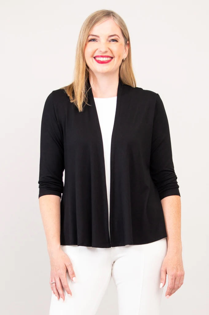 Veste Kathy, Noir, Bambou