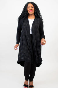 Veste Priscilla, Noir, Bambou