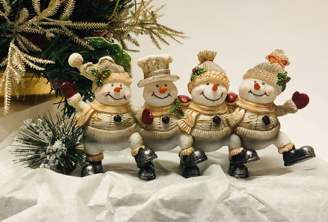 Bonhommes de neige dansants