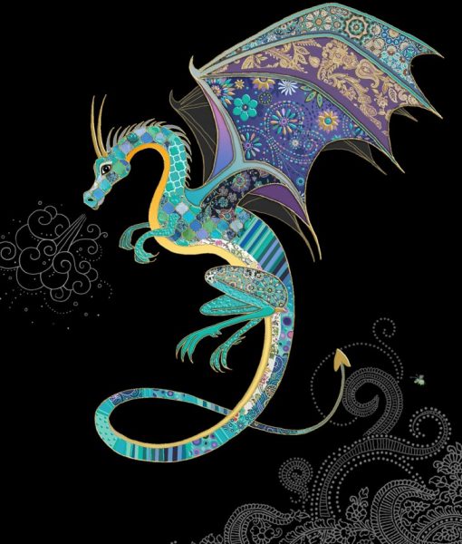 Carte de souhait, Blue dragon