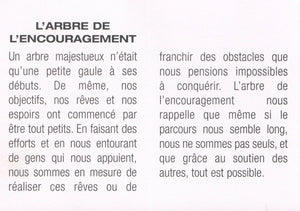 Boule de verre, Encouragement