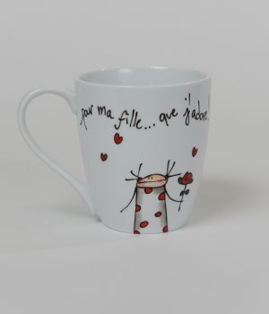 Tasse Pour ma fille que j'adore