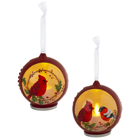 Boule lumineuse cardinal